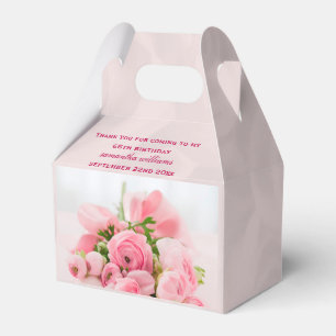 Caja Para Regalos Bouquet De Rosas Rosa Rosadas Cumpleaños 65