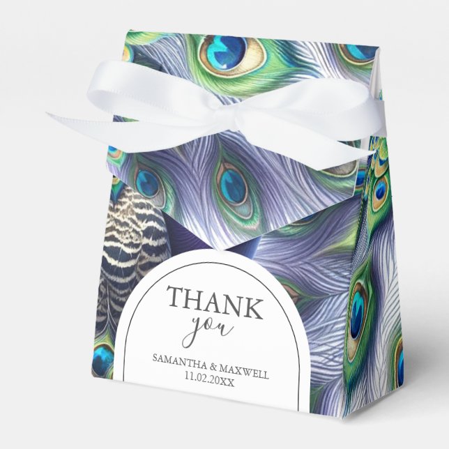 Caja Para Regalos Boxes Royal Peacock (Front Side)