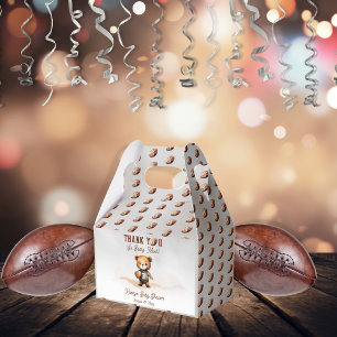 Caja Para Regalos Boy Bearly Wait American Football Baby Shower