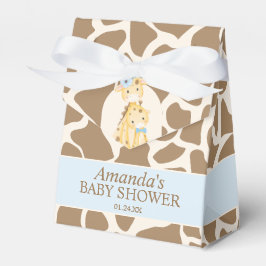 Caja Para Regalos Boy Giraffe Baby Shower Favorito Box