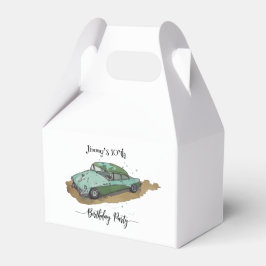 Caja Para Regalos Boys birthday party with two toned sedan