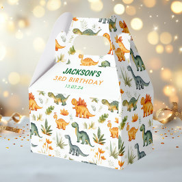 Caja Para Regalos Boys Dinosaur Birthday Party Favorito Box