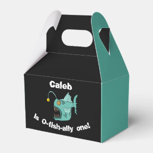 Caja Para Regalos Boys Ocean Theme Birthday Anglerfish O-fish ally