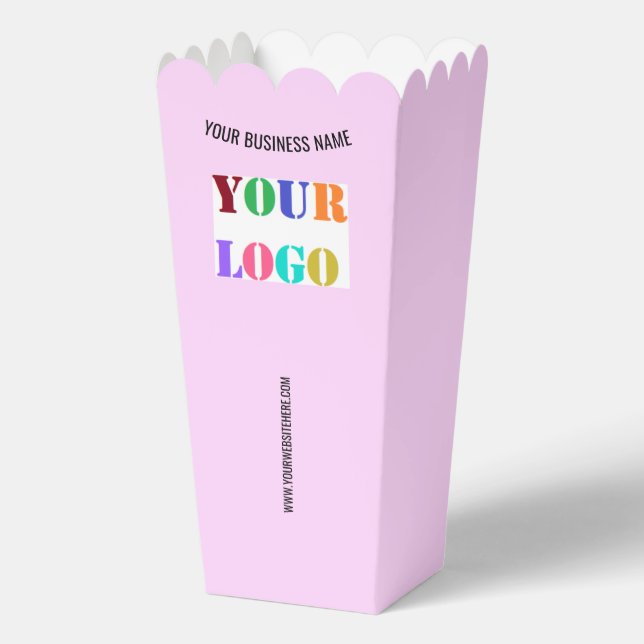 Caja Para Regalos Branded Promotional Business Popcorn Boxes Example (Anverso)