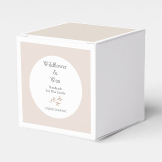 Caja Para Regalos Branding personalizado para negocios de velas arte