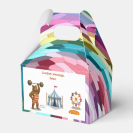 Caja Para Regalos Brandon, oso fuerte del circo