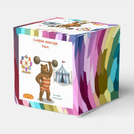 Caja Para Regalos Brandon, oso fuerte del circo
