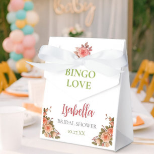 Caja Para Regalos Bridal Shower Game Bingo Card – Prize Favor Box