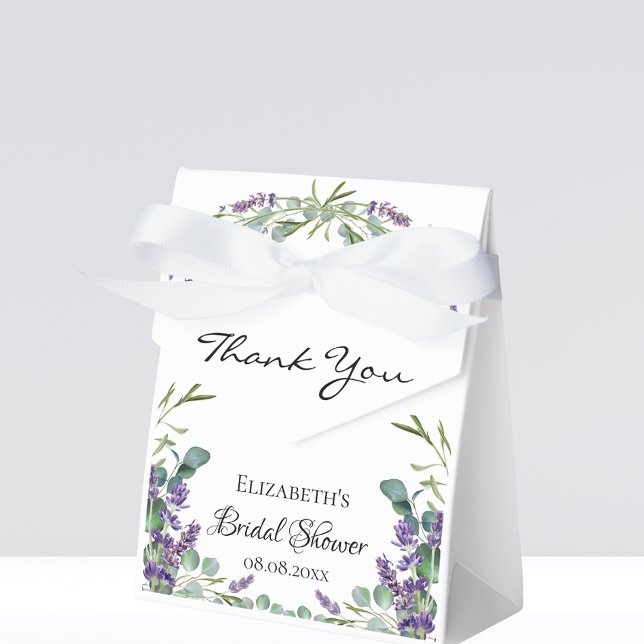 Caja Para Regalos Bridal Shower lavender eucalipto gracias (Subido por el creador)