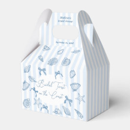 Caja Para Regalos Bridal Toast On The Coast Seashells Bridal Shower