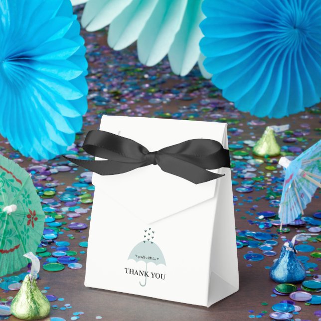 Caja Para Regalos Bride Co Sprinkle Love Powder Blue Shower Fiesta (Fiesta)