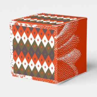 Caja Para Regalos Bright and Vivid Rhombus Pattern Throw Pillow