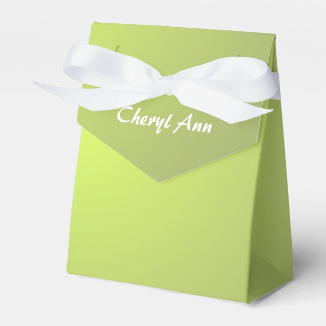 Caja Para Regalos Brillo amarillo (Front Side)