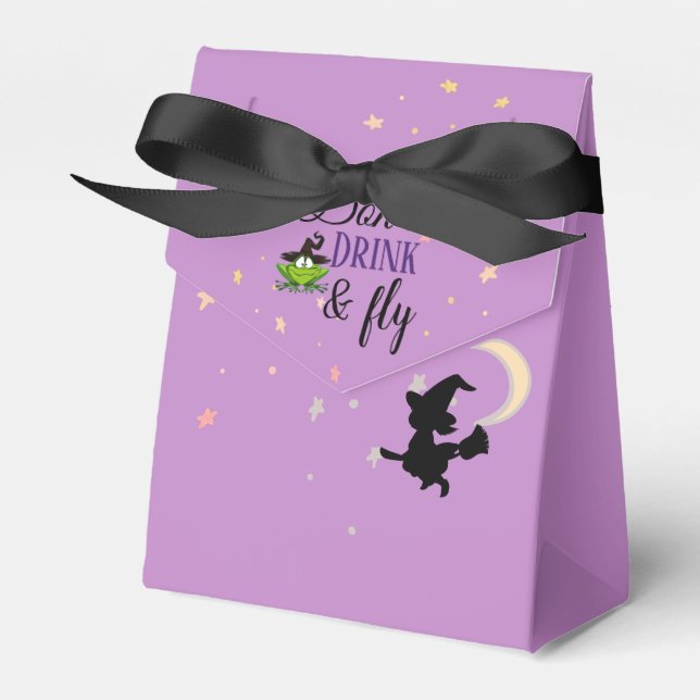 Caja Para Regalos Brindemos Brujas, No bebas y vueles (Front Side)