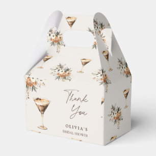 Caja Para Regalos Brindis de Despedida de Soltera con Martini de Esp