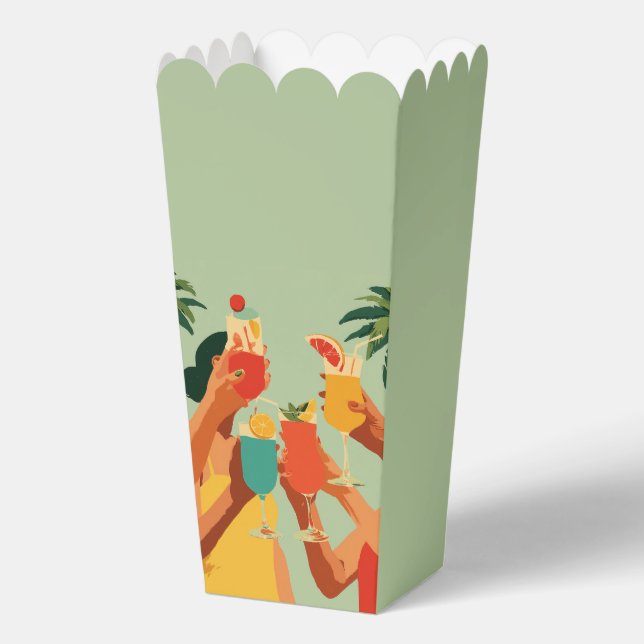 Caja Para Regalos Brindis Tropical a la Novia (Reverso )