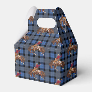 Caja Para Regalos Bronco Busting Rodeo Cowboy