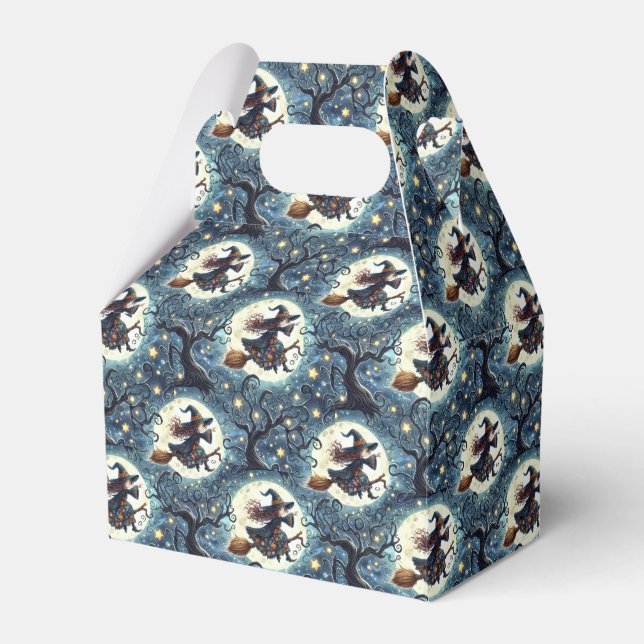 Caja Para Regalos Brujas, lunas y árboles torcidos (Front Side)