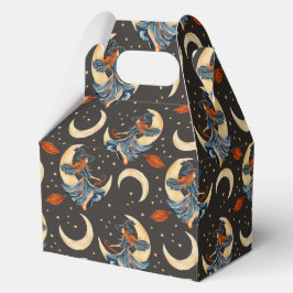 Caja Para Regalos Brujas y lunas