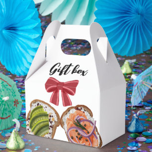 Caja Para Regalos Brunch de fiesta y brindis dulces