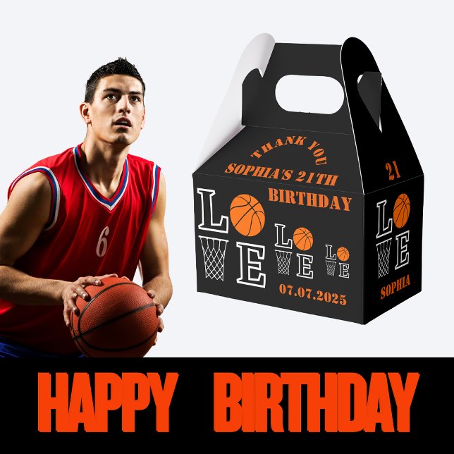 Caja Para Regalos Bucles de baloncesto, jugador de baloncesto Regalo (Subido por el creador)