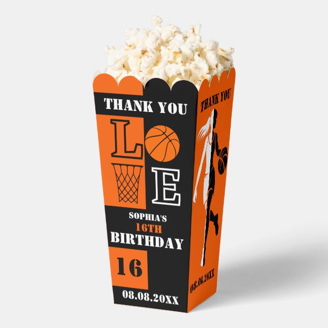 Caja Para Regalos Bucles de baloncesto, Regalo de jugador de balonce (apareció)