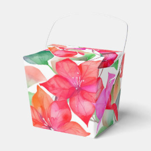 Caja Para Regalos Buganvillas tropicales patrones de favores