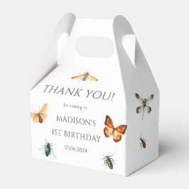 Caja Para Regalos Bugs & Insects Vintage Boy Birthday Party