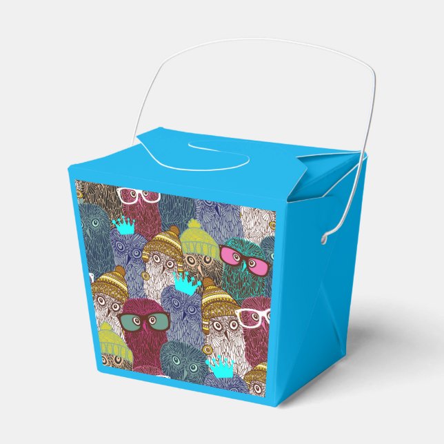 Caja Para Regalos Búho en la corona (Front Side)