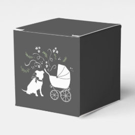 Caja Para Regalos Bulldog Pit Baby Pitbull Shower Sexo Neutral