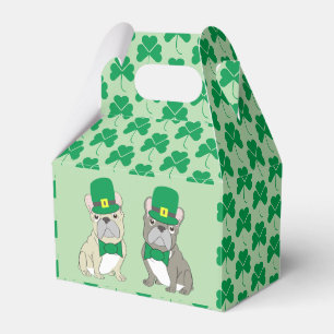 Caja Para Regalos Bulldogs franceses de San Patricio