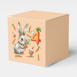 Caja Para Regalos Bunnies and Carrots cuarto Fiesta de cumpleaños
