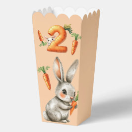 Caja Para Regalos Bunnies and Carrots Fiesta del segundo cumpleaños
