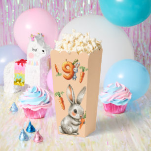 Caja Para Regalos Bunnies and Carrots Novena Fiesta de Cumpleaños