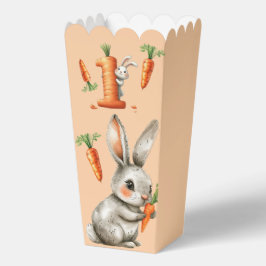 Caja Para Regalos Bunnies and Carrots Primer Fiesta de cumpleaños