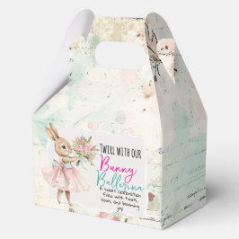 Caja Para Regalos Bunny Ballerina Candy/Favor Box