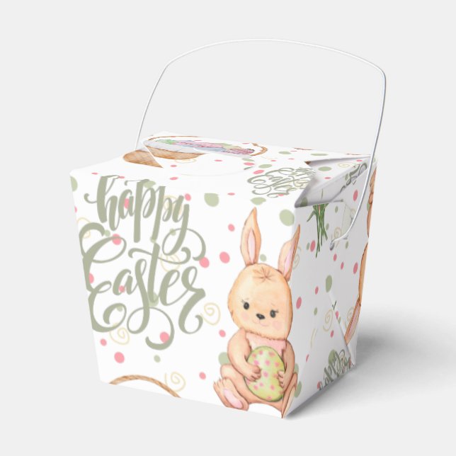 Caja Para Regalos Bunny Easter Box (Front Side)