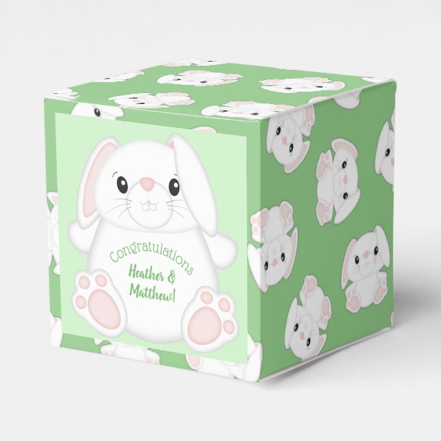 Caja Para Regalos Bunny Rabbit Baby Shower (Costado Anverso)