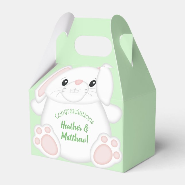 Caja Para Regalos Bunny Rabbit Baby Shower (Front Side)