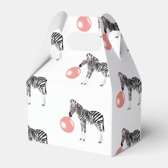 Caja Para Regalos Burbuja Gum Zebra (Front Side)