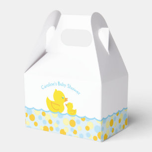 Caja Para Regalos Burbujas de caucho Ducky Bubbles Baby Shower Party