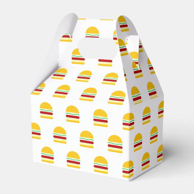 Caja Para Regalos Burger Clipart (Front Side)