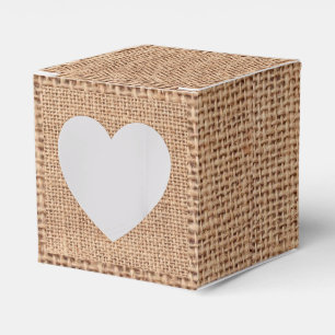 Caja Para Regalos Burlap Jute Favor