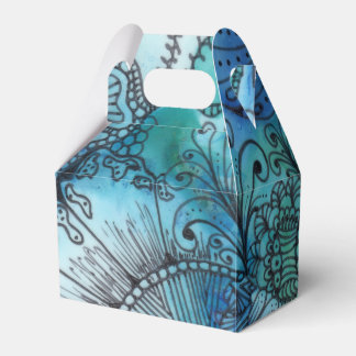 Caja Para Regalos Busy Blue Favor Box