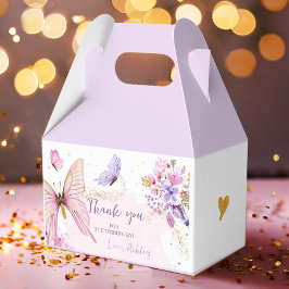 Caja Para Regalos Butterfly Gable Box Garden Bebé Floral Cumpleaños