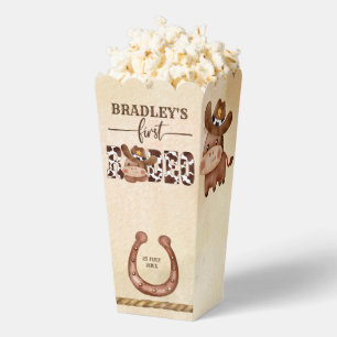 Caja Para Regalos Caballo de bebé lindo primer rodeo pequeño cumplea