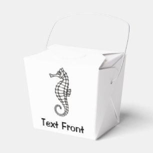 Caja Para Regalos Caballo de mar negro