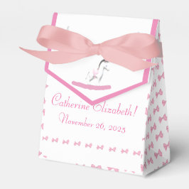 Caja Para Regalos Caballo rocoso rosa y blanco
