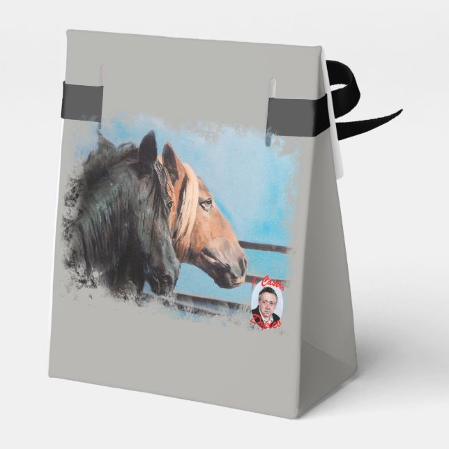 Caja Para Regalos Caballos/Cabalos/Horses (Reverso)