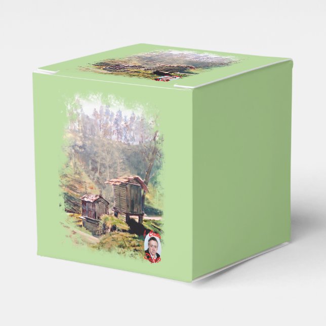 Caja Para Regalos Cabazos (Costado Anverso)
